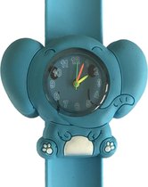 Olifant horloge met een slap on bandje