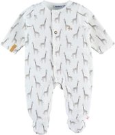 Noukie's , pyjama, gebroken wit , giraf , eponge , 0 maand 50