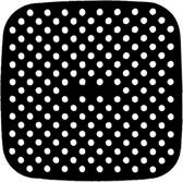 Bak Mat Airfryer - Siliconen - Bakpapier Aifryer - Herbruikbaar - Anti aanbakmat - Luchtfriteuse - 21x21 cm - Accessoires - 1 Stuk