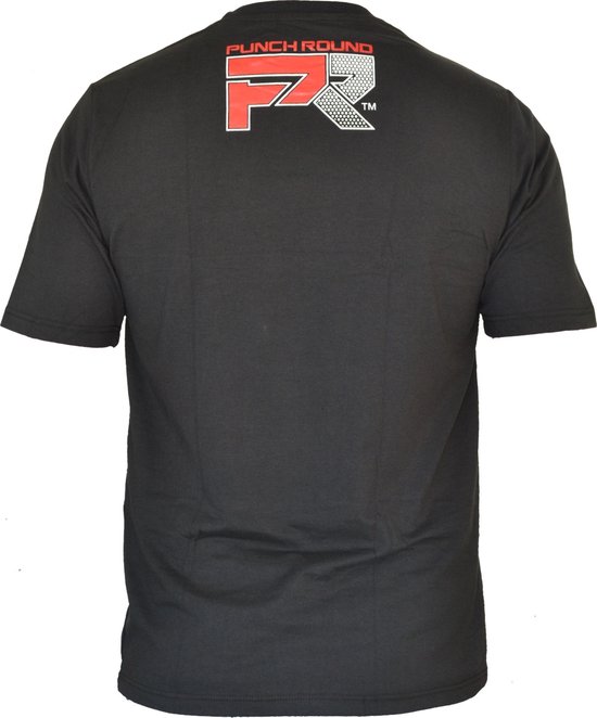 Punch Round Tiger Razor Shirt Zwart Wit Rood - XXXL
