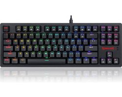 Redragon Knight Draadloze QWERTY Gaming Toetsenbord – 2.4 Ghz USB connector – USB-C kabel  – Tenkeyless Mechanisch