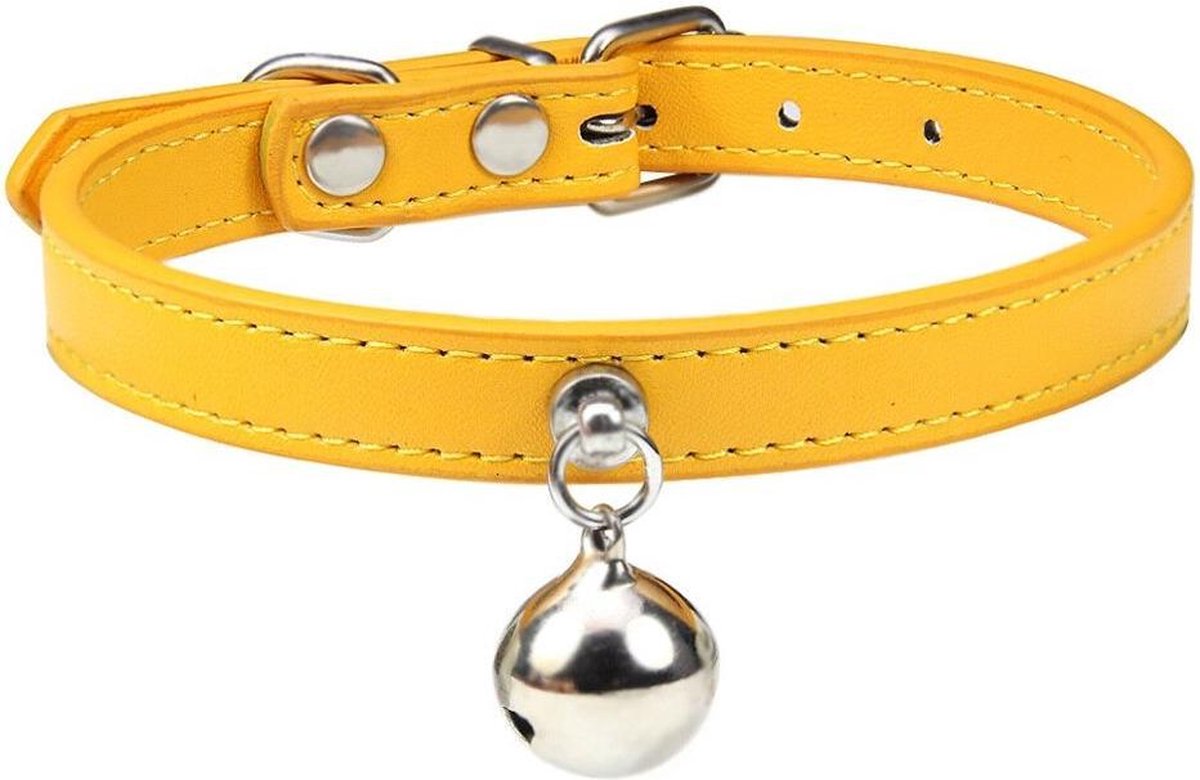 Kattenhalsband met Belletjes - Halsband voor Huisdieren - Geel