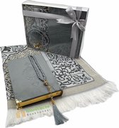 Fluwelen Koran Cadeau Set Zilver