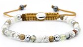 Karma Spiral Clear White 84437 XXS Armband
