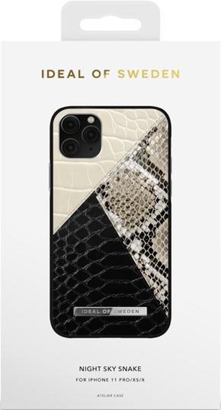 iDeal of Sweden Fashion Case Atelier pour iPhone 11 Pro/ XS/X Night Sky Snake