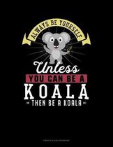 Always Be Yourself Unless You Can Be A Koala Then Be A Koala