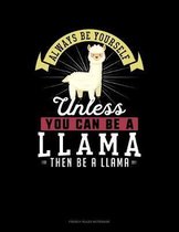 Always Be Yourself Unless You Can Be A Llama Then Be A Llama