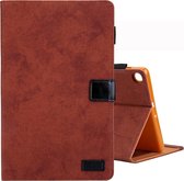 Voor Galaxy Tab S5e / T720 Zakelijke Stijl Horizontale Flip Leren Case, met Houder & Kaartsleuf & Fotolijst & Slaap / Wekfunctie (Bruin)