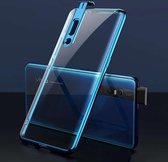 Voor Vivo X27 GKK Phantom TPU + Plating beschermhoes (blauw)