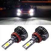 EV8 2 STKS H8 / H9 / H11 36 W 3000LM 6500 K DOB LED Koplamp Bollen Grootlicht Conversie Kit DC 9-32 V (Xenon Wit)