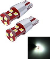 2 STKS T10 2.5 W 200 LM 6000 K 9 SMD-3030 LED Auto Klaring Lichten Lamp, DC 12 V (Wit Licht)