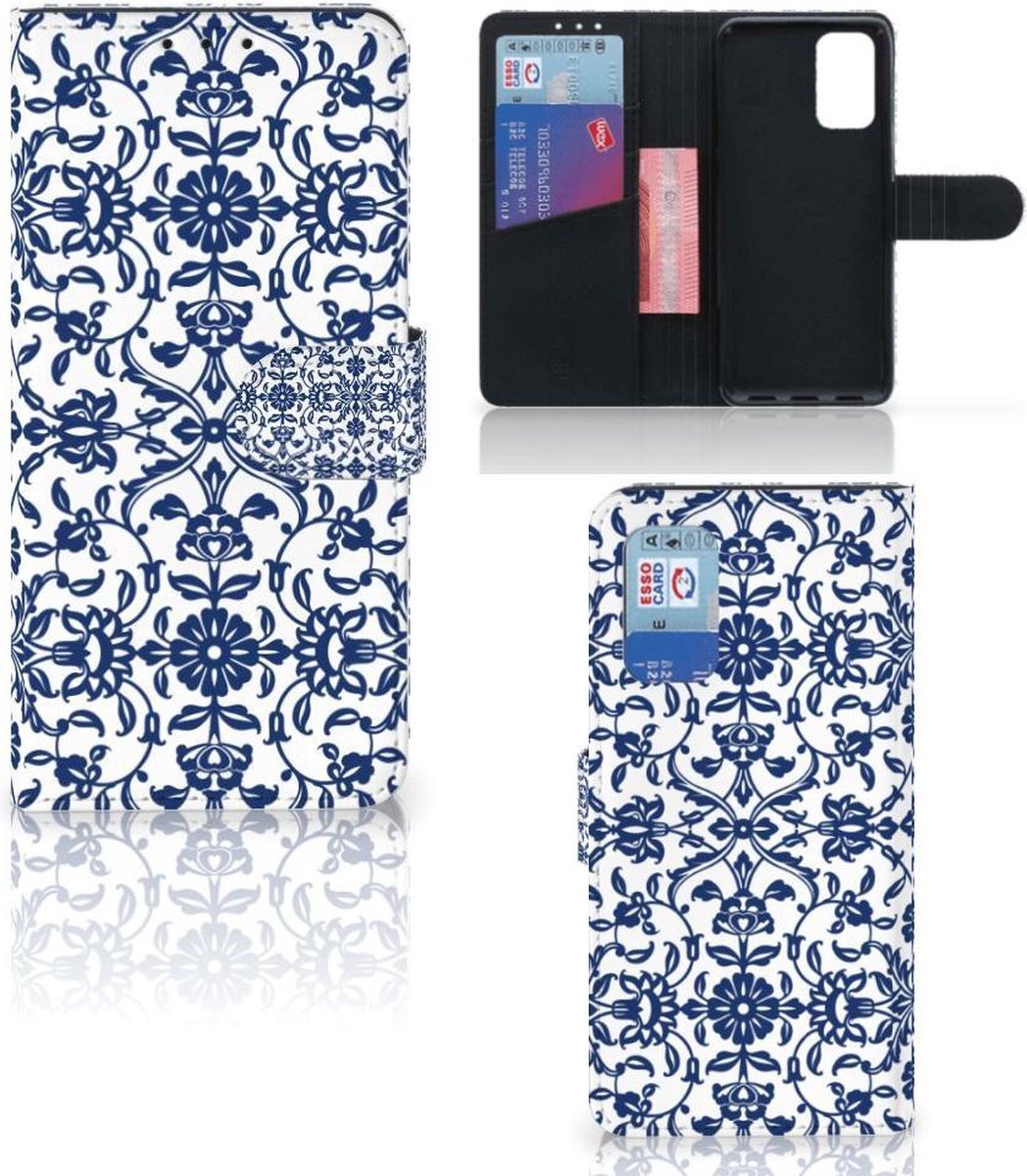 Samsung Galaxy A32 4G Hoesje Flower Blue