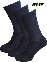 Sport sokken Tennis sokken 5-pack Zwart Unisex 39-42