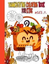 thanksgiving coloring book for kids ages 2+