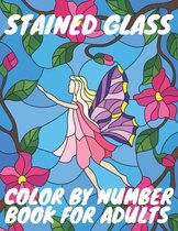 Stained Glass Color By Number Book For Adults