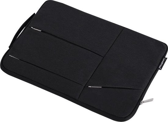 Laptophoes 13 Inch XV – Geschikt voor Macbook Air & Pro – Laptop Sleeve Hoes Case – Zwart