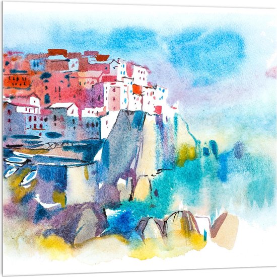 Acrylglas - Mooi Uitzicht bij Glaciokarst - 60x90cm Foto op Acrylglas (Met Ophangsysteem)