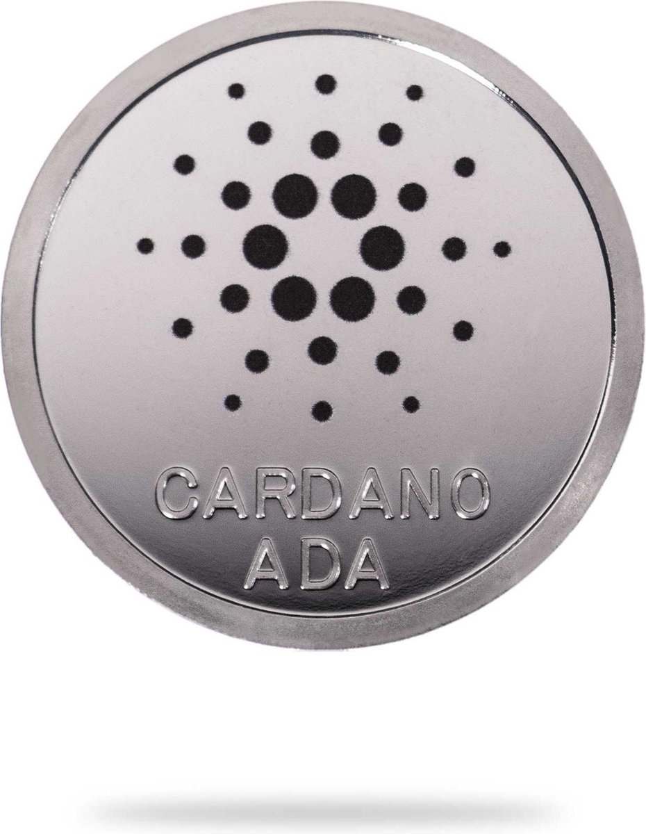 Cardano munt zilver - cryptotoken - fysieke munt | bol