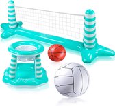 Opblaasbaar Volleybalspel | Watervolleyval | Drijvend | Kinderen | Volwassenen | PVC
