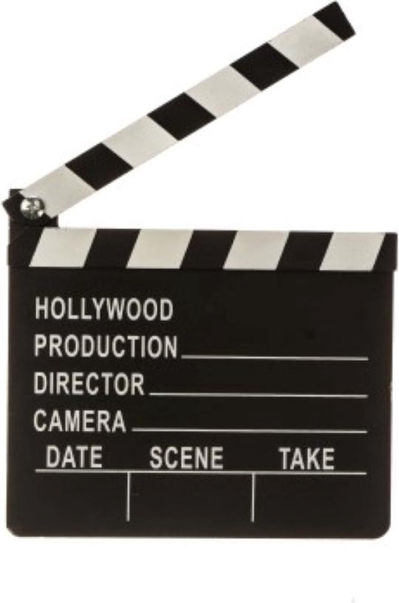 Filmklapper 20cm - Zwart