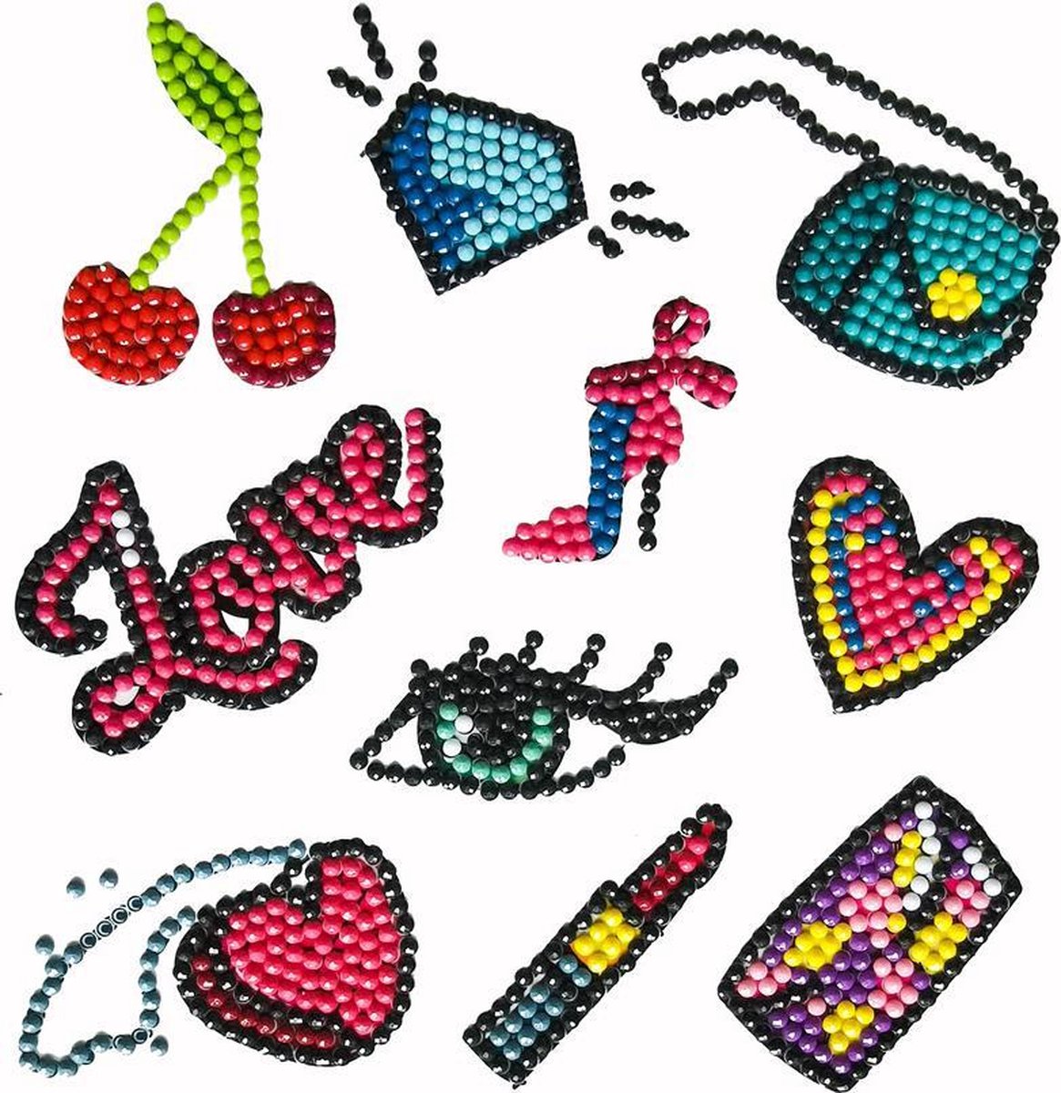 Stickervellen - Stickers voor kinderen en volwassenen - Diamond painting Stickers - Girls