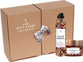 The Gift Label - Giftset voor haar - Doucheschuim 200ml en Bodycrème 250ml - Vegan en Duurzaam  Productbeschrijving:.