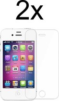 iParadise iPhone 4 screenprotector - iPhone 4s screenprotector - iPhone 4 screen protector glas - 2 stuks