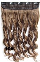 Clip dans les extensions de cheveux 1 voie ondulée marron - 10 #
