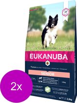 Eukanuba Mature Senior Lam&Rijst - Hondenvoer - 2 x 2.5 kg