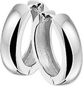 Nana dames Klapoorringen bol 12,5mm 4mm zilver 925