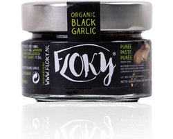 Floky biologische zwarte knoflook, puree 100 gram