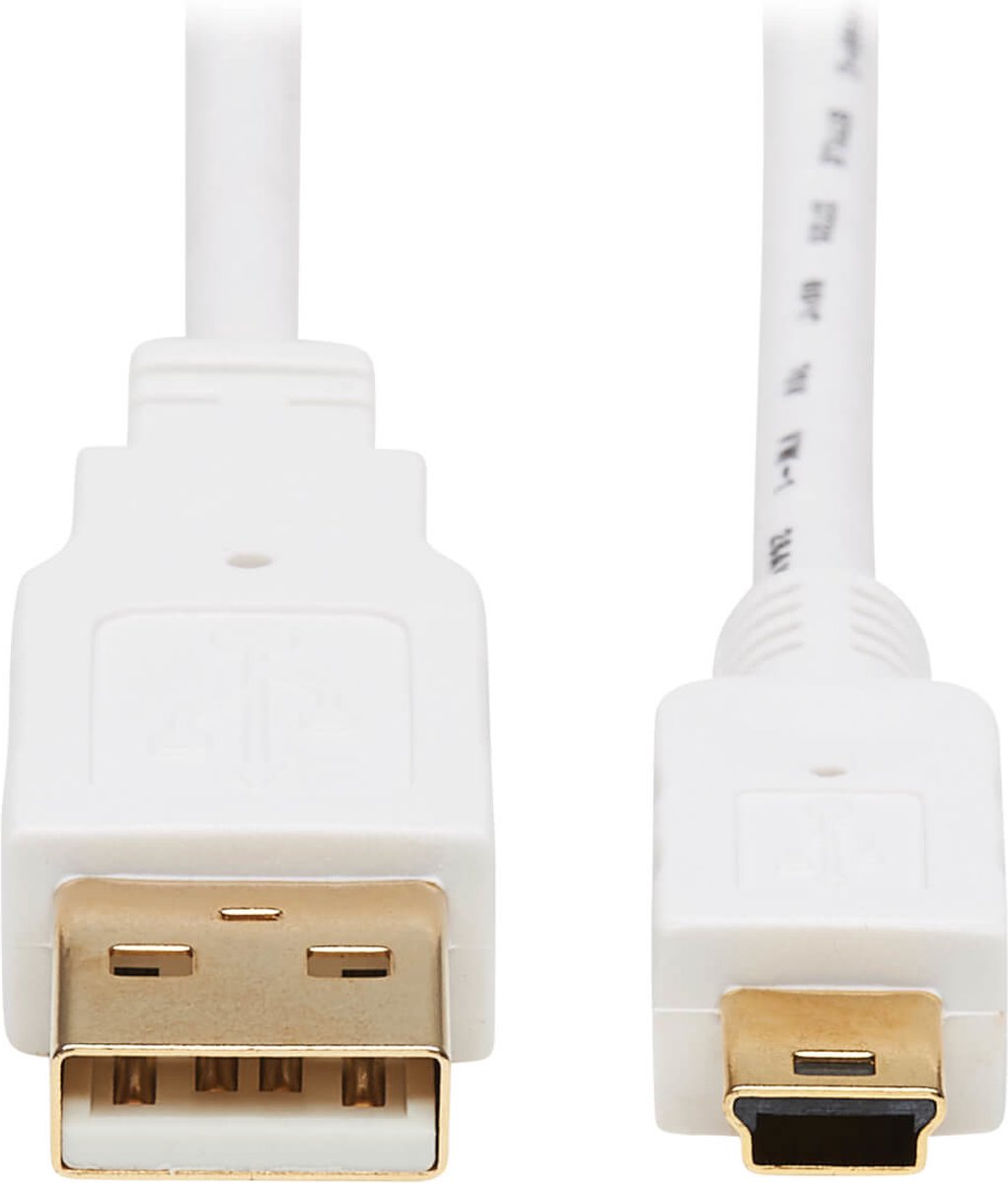 Tripp Lite U030AB-006-WH USB-kabel 1,83 m USB 2.0 USB A Mini-USB B Wit