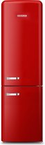 Severin 8927 - Koelvriescombinatie vrijstaand - retro koelkast - rood