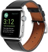 Leren Bandje geschikt voor de iWatch Series 38 / 40 mm bandje voor de iWatch 1, 2, 3, 4, 5, 6 & SE  - Vervangende Lederen Band