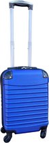 Travelerz handbagage koffer met wielen 27 liter - lichtgewicht - cijferslot - blauw