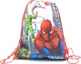 Spiderman rugtas - tas - rugzak - gymtas - kinderrugzak - 35cm x 28cm - Rode/blauwe spiderman  rugzak -spiderman trekkoord rugtas - spiderman gymtas - Spiderman