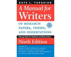 Omslag van A Manual for Writers of Research Papers, Theses, and Dissertations, Ninth Edition