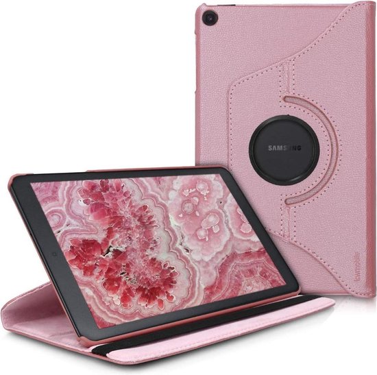 Coque Samsung Galaxy Tab A7 Lite 8,7 pouces Or Rose - Etui Rotatif pour  Tablette avec... | bol