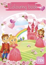 Colouring Book - Kleurboek - Prins - Prinsessen - Kastelen - 72 Pagina's