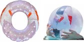 Unicorn Set | Zwemband | Strandbal | Roze | Kinderen | Zwembad | Strand |  Zwemmen | Water |