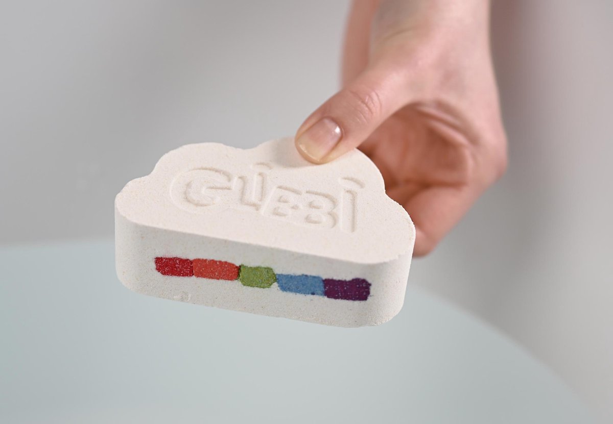 Glibbi Boom Regenboog - Badbom - vanaf 3 jaar - dermatologisch getest — afbeelding 5