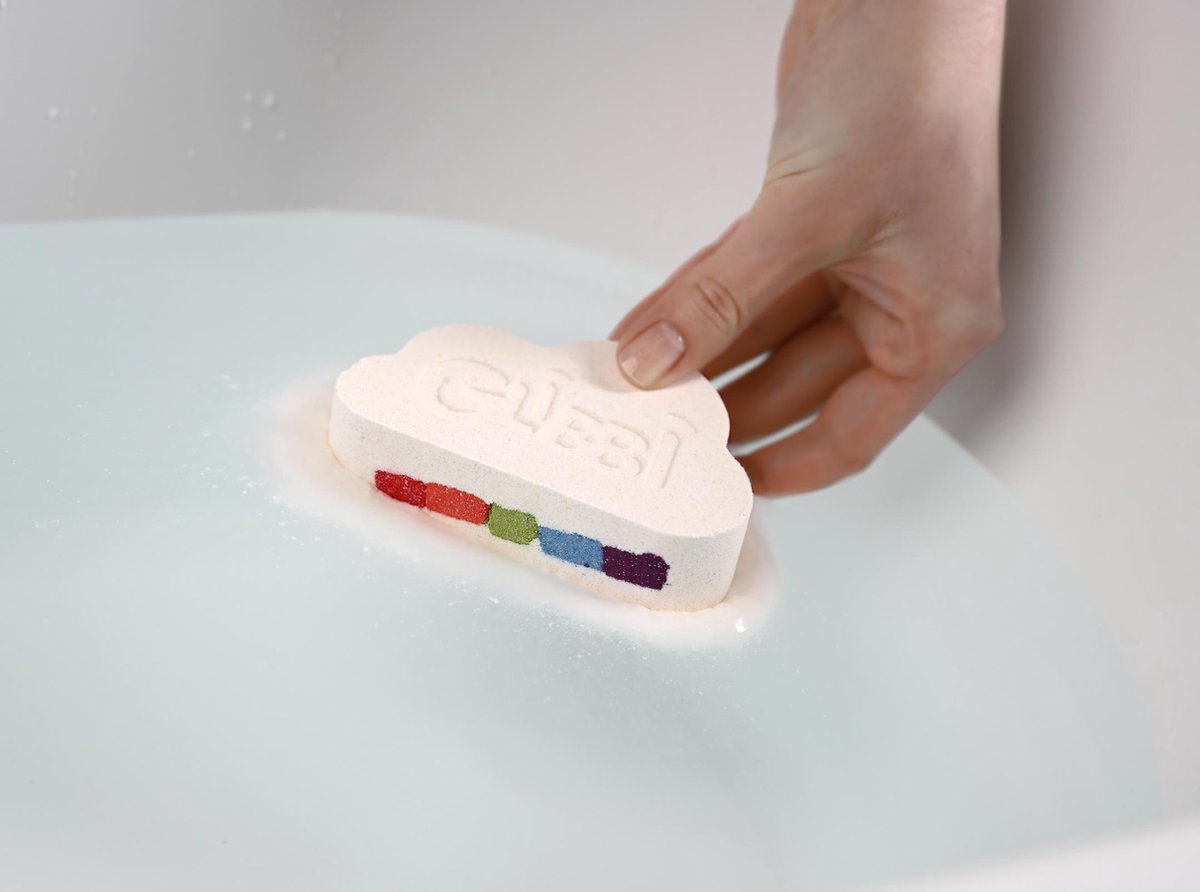 Glibbi Boom Regenboog - Badbom - vanaf 3 jaar - dermatologisch getest — afbeelding 4