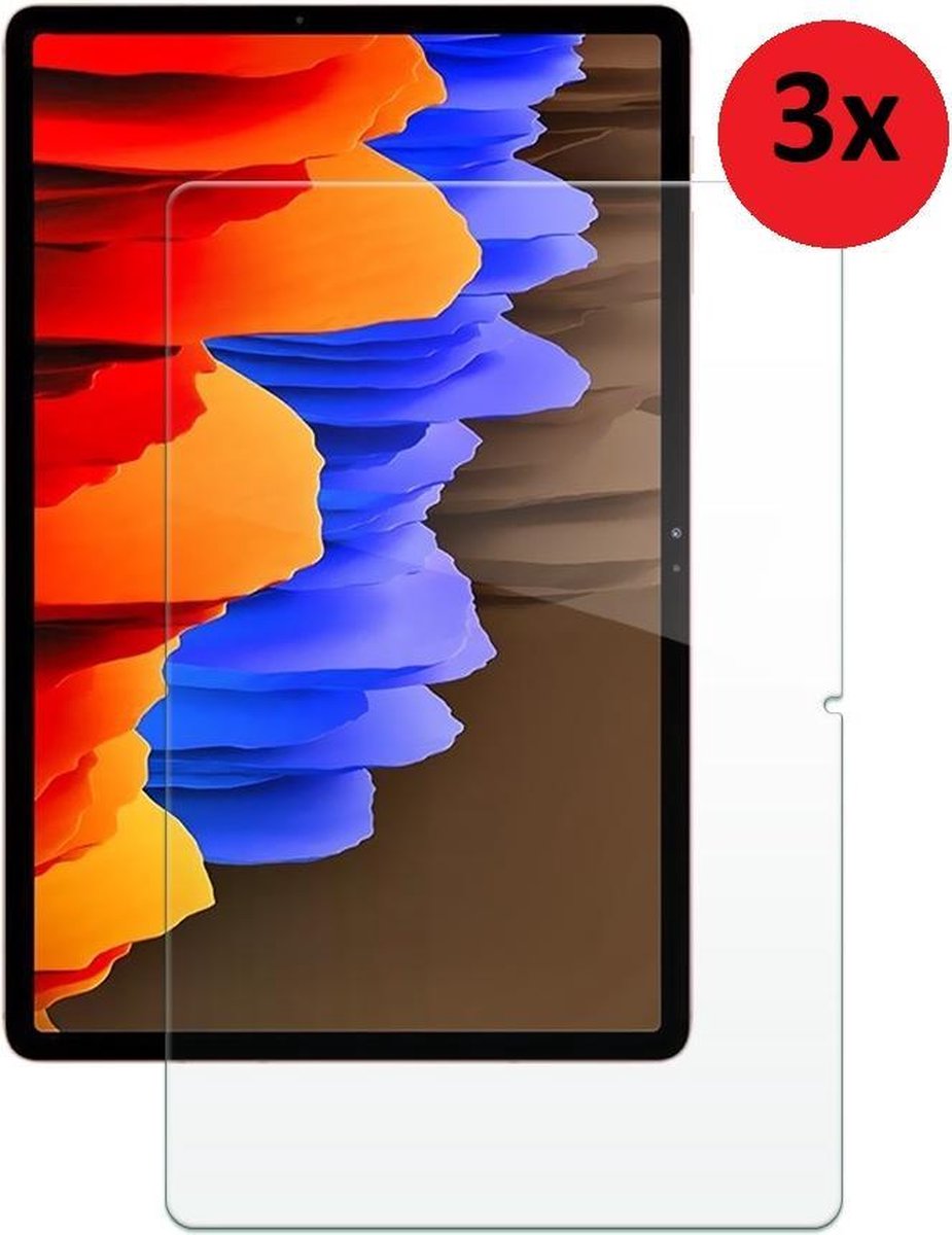 Screenprotector Samsung Galaxy Tab A7 2020 - Screenprotector Samsung Galaxy Tab A7 2022 - 10.4 inch - Beschermglas Tempered Gehard Glass 3x