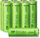 GP Batteries ReCyko+ HR06 Oplaadbare AA batterij (penlite) NiMH 2100 mAh 1.2 V 8 stuk(s)