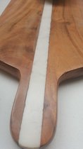 Hapjesplank | Serveerplank | Tapasplank | Borrelplank | Hout & natuursteen | Rechthoek