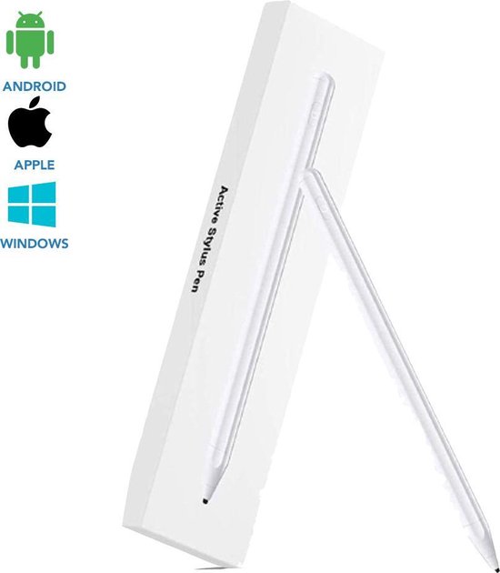 Achaté Stylus Pen - Alternatief Android/Apple Pencil Tablets & Telefoons - Wit