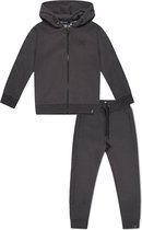 Koko Noko BIO Basics Set(2delig) Hooded Sweater en Joggingbroek Grijs - Maat 134/140