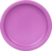 Unique Feestborden Donkerpaars 22,8 Cm 8 Stuks