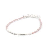 Mint15 Armband 'Delicate Bracelet - Vintage Rose' - Zilver