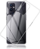 Luxe Siliconen Hoesje Geschikt Voor Oneplus 9 Pro (5G) - TPU Backcover Back Bescherm Hoes Cover Case - Telefoonhoesje Met Achterkant & Zijkant Protection - Transparante Beschermhoe